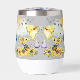 キュートウォーター色コテージコアイエローオングレー |