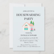 キュートウォーター色ニューホーム引っ越し祝いパーティーパーティー