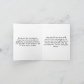 キュートウォーター色ハッピーイースターバニーフローラ夫 シーズンカード (内部)