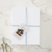 キュートウォーター色ベビードラゴンハローウィンパーティの好意 ギフトタグ (より糸付き)