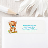 キュートウォーター色ベビーベアーボーイ ラベル (インサイチュ)