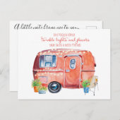 キュートウォーター色レトロヴィンテージグランプ ポストカード (正面/裏面)