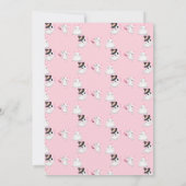 キュートウォーター色幽霊ハロウィーン誕生日 招待状 (裏面)