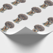 キュートウォーター・カラー・ラッパードバーマン ラッピングペーパー (角)