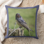 キュートウッチングバーンスワロー装飾用クッション クッション (ブランケット)