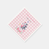 キュートウッドランドウォルフ社交ダンス踊りザタンゴ スタンダードカクテルナプキン (角)