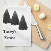 キュートウッドランドキッチン キッチンタオル (四つ折り)