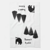 キュートウッドランドキッチン キッチンタオル (縦)