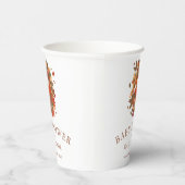 キュートウッドランドキツネキューブベビーシャワー 紙コップ (右)