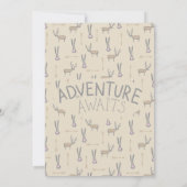 キュートウッドランドクリーチャーベビー振りかける招待状 招待状 (裏面)