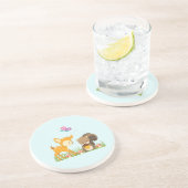 キュートウッドランドクリーチャーマンガイラストレーション コースター (側面)