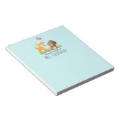 キュートウッドランドクリーチャーマンガイラストレーション ノートパッド (アングル)