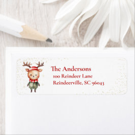 キュートウッドランドトナディアクリスマス小妖精や小人 ラベル