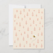 キュートウッドランドベアベビーシャワー招待状 招待状 (裏面)