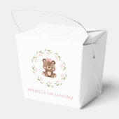 キュートウッドランドベアユーカリフローラ誕生日 フェイバーボックス (裏面サイド)