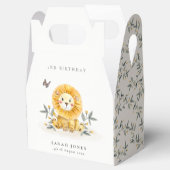 キュートウッドランドベビーライオンの葉Any Age誕生日 フェイバーボックス (オープン)