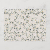 キュートウッドランドベビーライオンの葉Any Age誕生日 ポストカード (裏面)