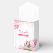 キュートウホース誕生日ピンクフローラ フェイバーボックス (オープン)