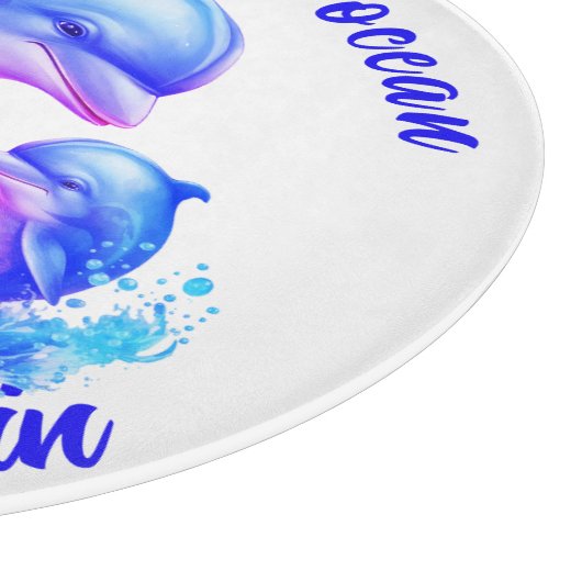 キュートウーターカラードルフィンズ引用文 | カッティングボード (角)