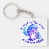 キュートウーターカラードルフィンズ引用文 | キーホルダー (正面)