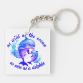 キュートウーターカラードルフィンズ引用文 | キーホルダー (裏面)