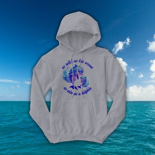 キュートウーターカラードルフィンズ引用文 | パーカ