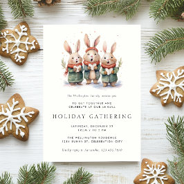 キュートウードラお洒落ンドカロラーズホリデーパーティー 招待状