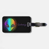 キュートエイリアンヘッドサンダー_コーブ ラゲッジタグ (裏面横)