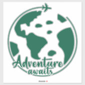 キュートエステティックトラベル引用文 シール (シート)