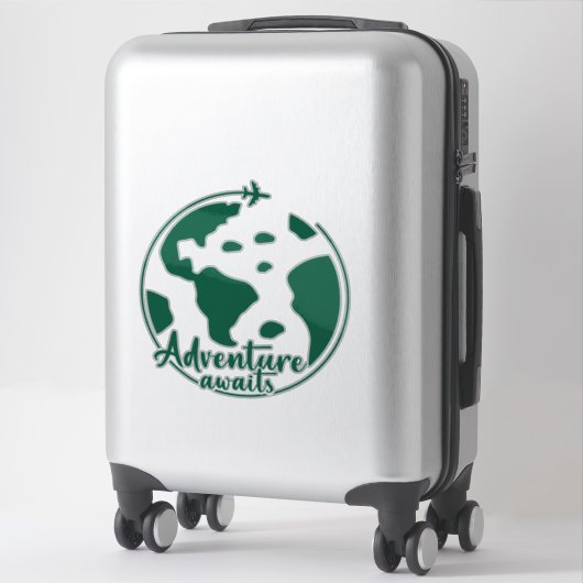 キュートエステティックトラベル引用文 シール (スーツケース)