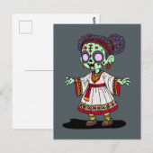 キュートエチオピアゾンビ ポストカード (正面/裏面)