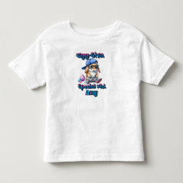 キュートエッグストラスペシャルキッドイースターバニー ヒップホップ トドラーTシャツ