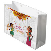 キュートエレガントとディワリ ラージペーパーバッグ (正面アングル)