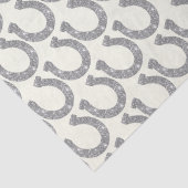 キュートエレガントグラムホースシューシルバーグリッター 薄葉紙 (詳細)