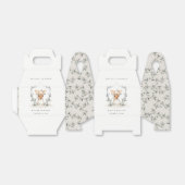 キュートエレガントダスキーディアーフローラクレストブライダルシャワー フェイバーボックス (折り畳みなし)