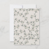 キュートエレガントパステルディアーフローラクレスト結婚ズ 出欠カード (裏面)