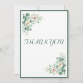 キュートエレガントユーカリプトゥスブライダルシャワー招待 招待状 (裏面)