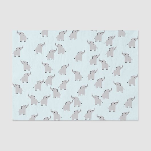 キュートエレファントティッシュペーパー 薄葉紙 (正面)