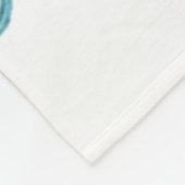 キュートエレファントベビー フリースブランケット (角)