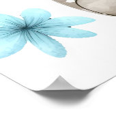 キュートエレファントボーイガールアニマルプリント ポスター (角)