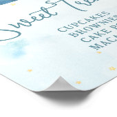 キュートエレファント飛行機アドベンチャーブルースウィートトリートホテル ポスター (角)