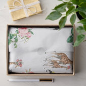 キュートエレファント&キリンフローラ名前をカスタムする 薄葉紙 (ギフト)