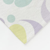 キュートエンジェルテディベアゴッドチャイルドギフトパーソナライズされた フリースブランケット (角)