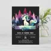 キュートエンチャントホース誕生日 招待状 (スタンド正面)