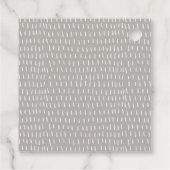 キュートオレンジイエローワンアイドモンスター子供の誕生日 フェイバータグ (裏面)