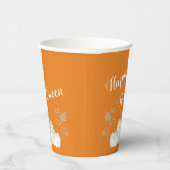 キュートオレンジカボチャハッピーハローウィン 紙コップ (右)