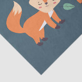 キュートオレンジキツネグラフィックイラストレーション 薄葉紙 (詳細)