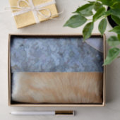 キュートオレンジタビーキャットデコパージュ 薄葉紙 (ギフト)