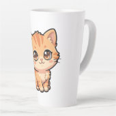 キュートオレンジテブby子猫ラテマグ カフェラテマグ (右アングル)