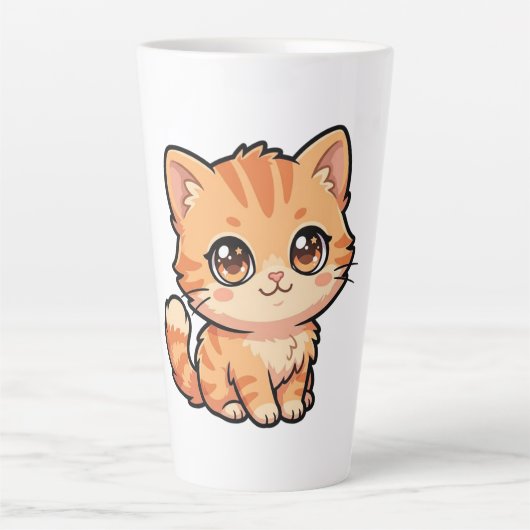 キュートオレンジテブby子猫ラテマグ カフェラテマグ (正面)